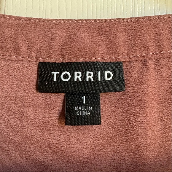 Torrid Peplum Georgette Blouse - Picture 6 of 13